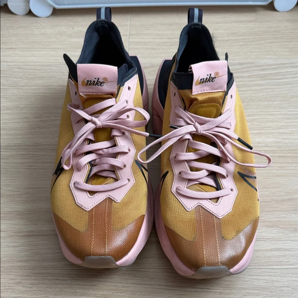 Nike Women's Pink and Gold Sneakers - Picture 2 of 4
